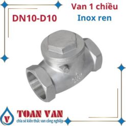 van 1 chiều dn10-phi 10-d10-inox-304-316-ren