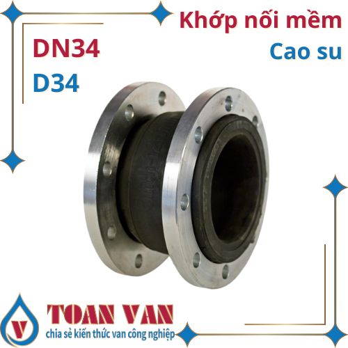 {{title}} khớp nối mềm cao su dn34-d34-phi 34-chống rung