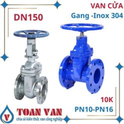 van cửa DN150 - D150 Phi 150 Đồng, Inox, Gang, nhựa PPR