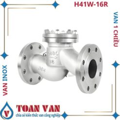 Van 1 chiều hơi H41W-16R Chengjiu, Yuanda, Real Valve Inox 304 - Kiểm soát dòng chảy hiệu quả, chống chảy ngược, chịu nhiệt cao, kết nối mặt bích.