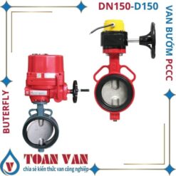 Van Bướm Tín Hiệu Điện PCCC DN150, Van PCCC DN150, Van Bướm PCCC, Thiết Bị PCCC DN150, Van Bướm Tín Hiệu Điện