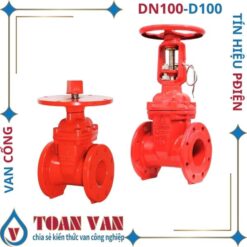 Van Cổng Tín Hiệu Điện PCCC DN100, Van Cổng PCCC DN100, Thiết Bị PCCC DN100, Van Cổng Tín Hiệu Điện, Van Cổng Chữa Cháy DN100