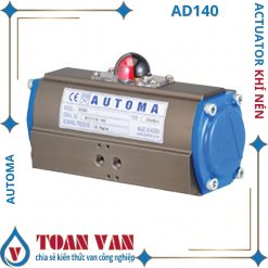 Đầu Khí Nén Automa AD140 Tác Động Kép — Bộ Truyền Động Xoay 90° Hàn Quốc | Toanvan